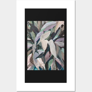 Silver Eucalypt Leaves by Leah Gay Posters and Art